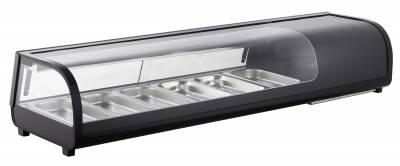 Amitek Espositore refrigerato per Sushi 6 bacinelle AK613VSB