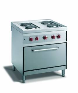 CookTek Cucina elettrica 4 piastre forno convezione elettrico gn 1/1