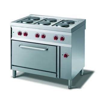 CookTek Cucina elettrica 6 piastre forno convezione elettrico gn 1/1