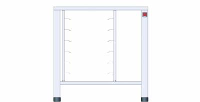 Tavolo fisso in AISI 430 con supporti universali - EKTS 411