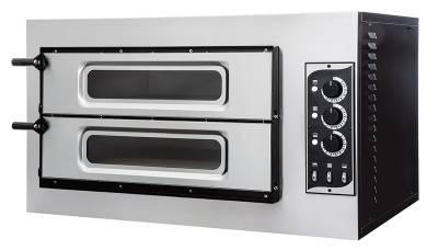 Prismafood forno elettrico meccanico doppia camera Basic 2/50 vetro