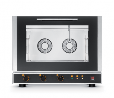 Tecnoeka Forno elettrico ventilato a convenzione con vapore con apertura laterale EKF 464 AL UD