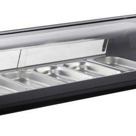 Amitek Espositore refrigerato per Sushi 6 bacinelle AK613VSB