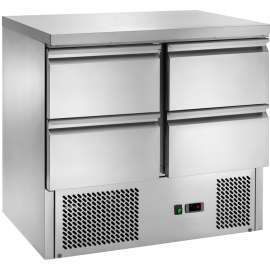 Amitek Saladette refrigerate statiche con 4 cassetti - AK901-4D