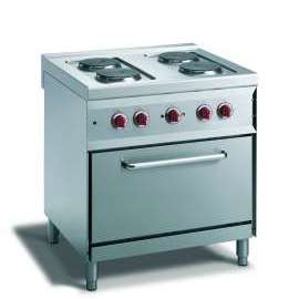 CookTek Cucina elettrica 4 piastre forno convezione elettrico gn 1/1